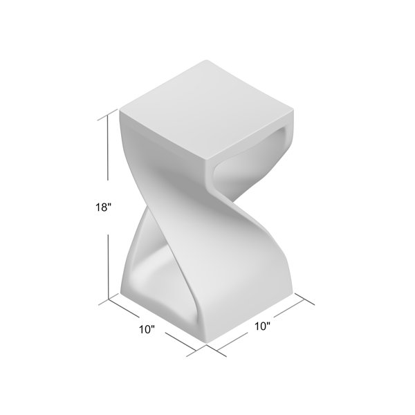 Mistana™ Belen 18'' Tall Solid Wood Abstract End Table & Reviews Wayfair